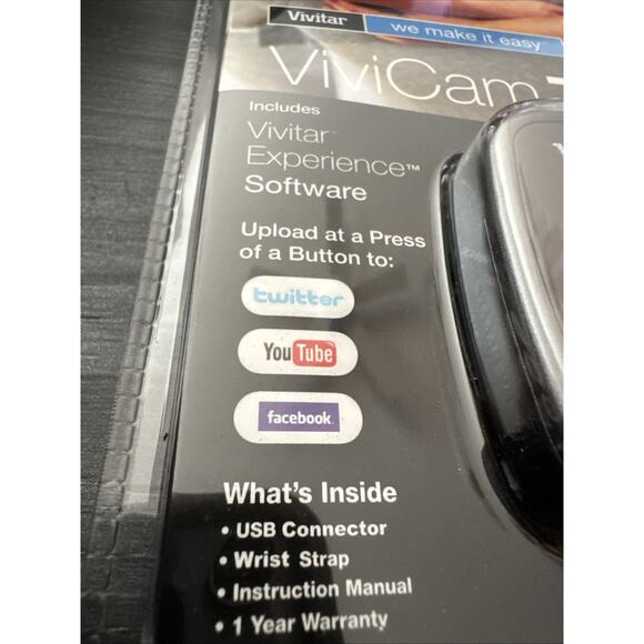 Vivitar ViviCam 7022 Digital Camera 7.1 Mega Pixels New Sealed Package - Picture 2 of 3